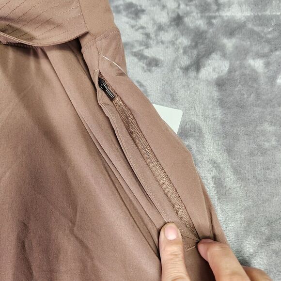 Athleta Pants Women Plus 26 Rustic Beige Cardiff Sash Stretch Lightweight NEW - Picture 4 of 14